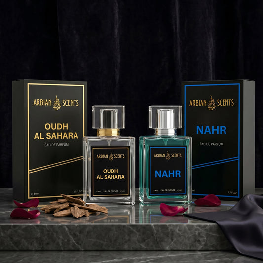 Pack of Two Oudh Al Sahara and  Nahr